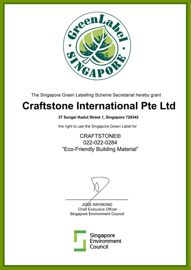 Green Label Certificate
